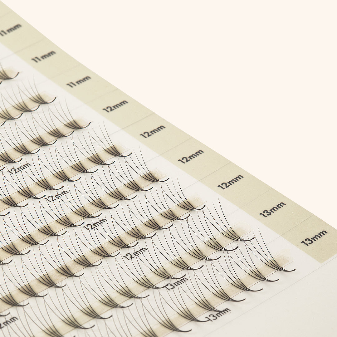 Best Narrow Premade Lash Fans Mayfair 4D 0.07 600 fans - Mixed Lengths, Best Eyelash Extensions Narrow Premade Lash Fans