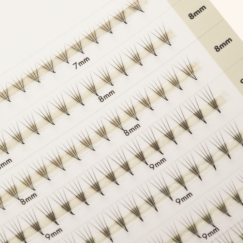 Best Narrow Premade Lash Fans Mayfair 4D 0.07 600 fans - Mixed Lengths, Best Eyelash Extensions Narrow Premade Lash Fans