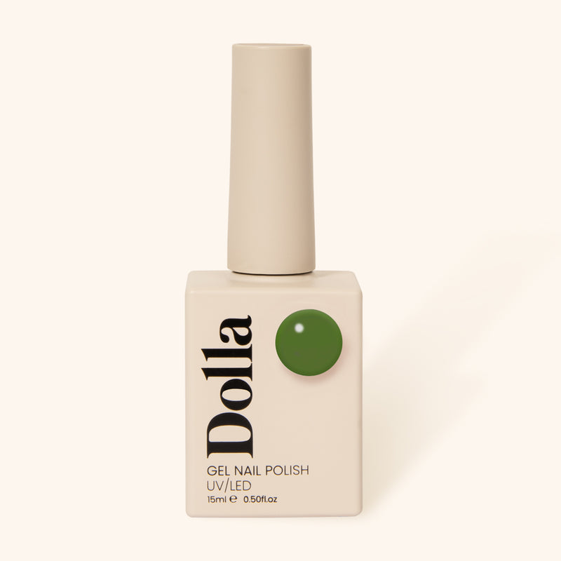 Bottle picture of "Appletini" gel nail polish from Dolla