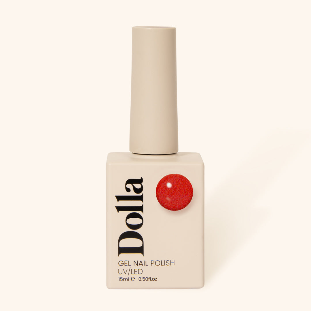 Product bottle of &quot;Bloody Mary&quot; gel nail polish