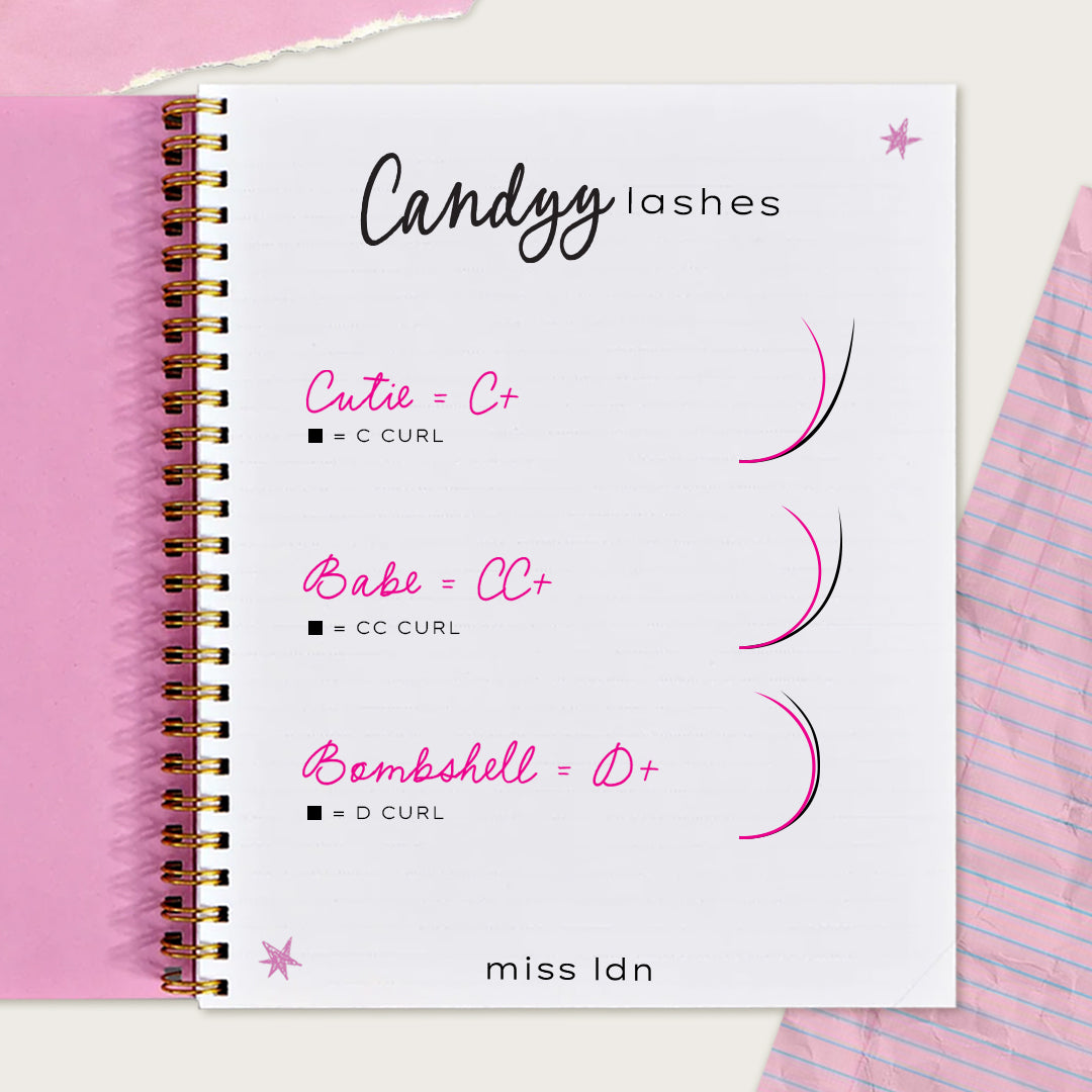 Candyy Lashes - YY 0.07 Mix Trays