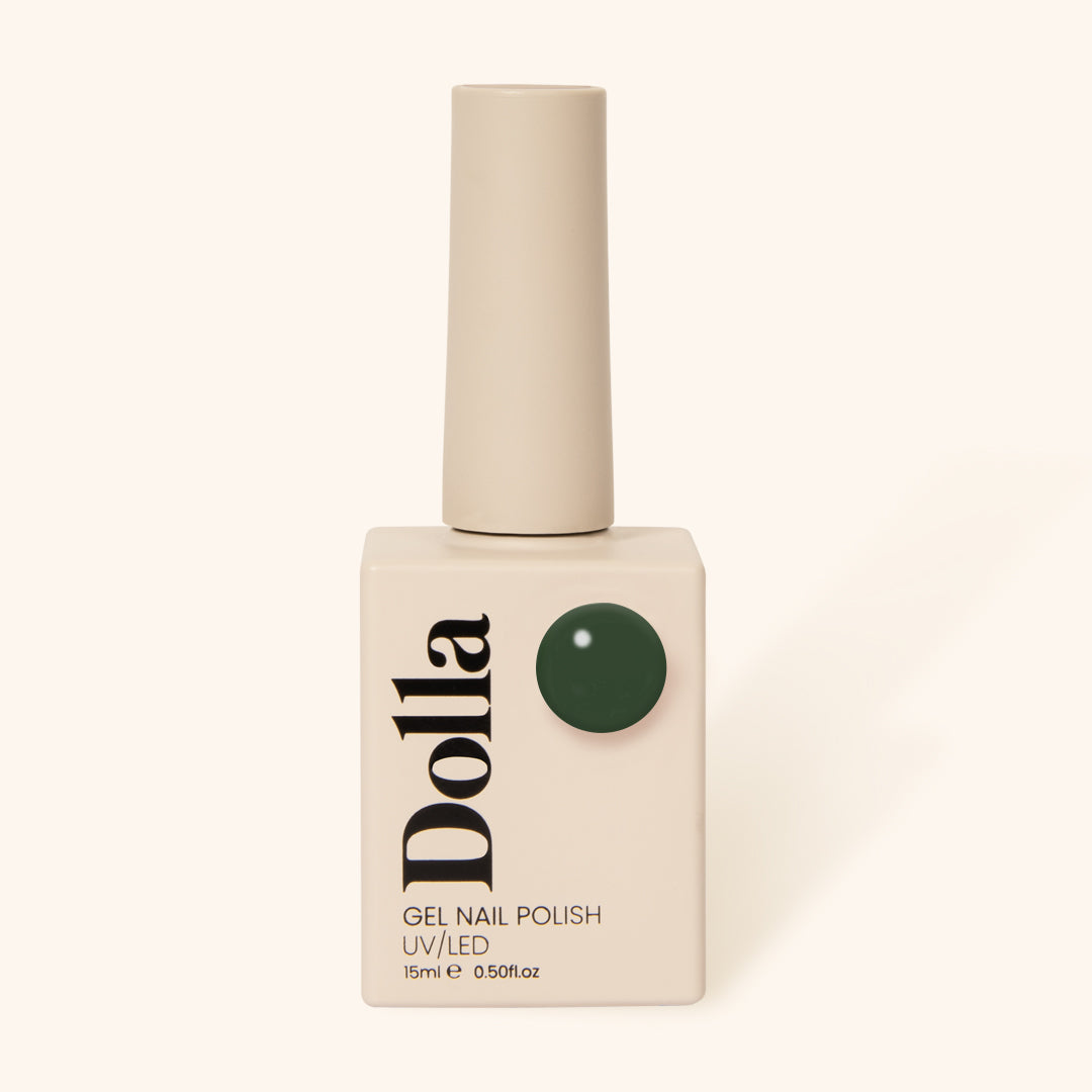 "Money Green" gel nail polish bottle