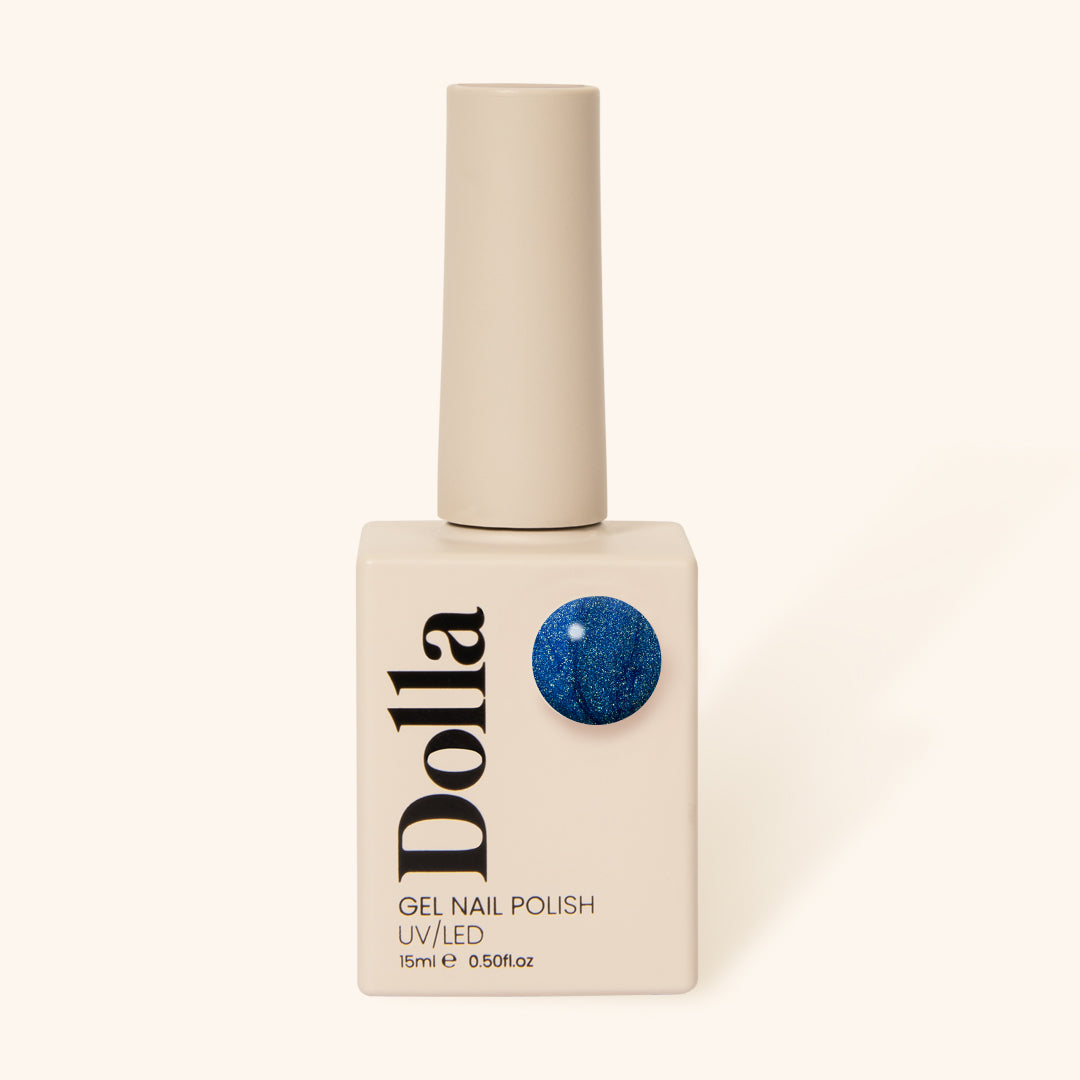 "Sky High" gel nail polish bottle