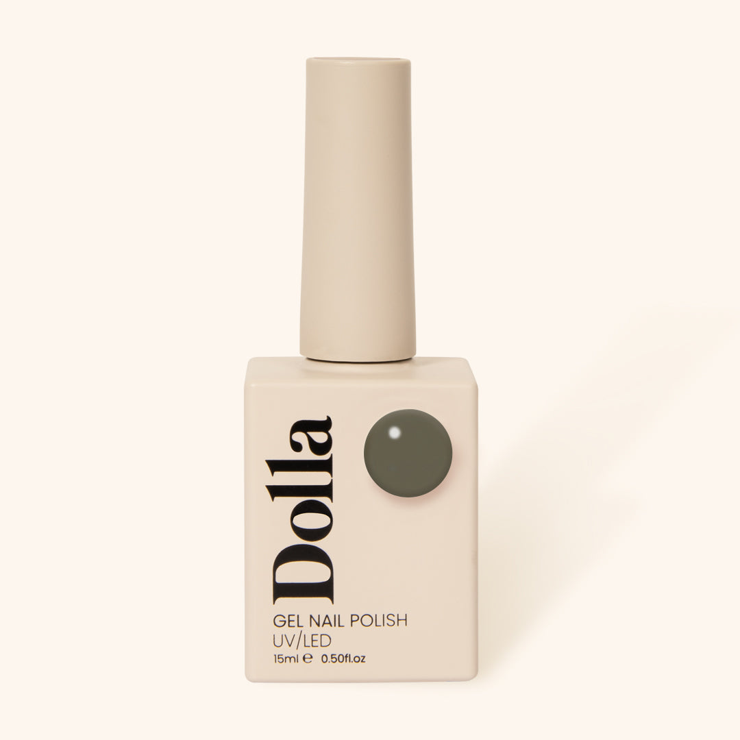 Slay Grey gel nail polish bottle from Dolla