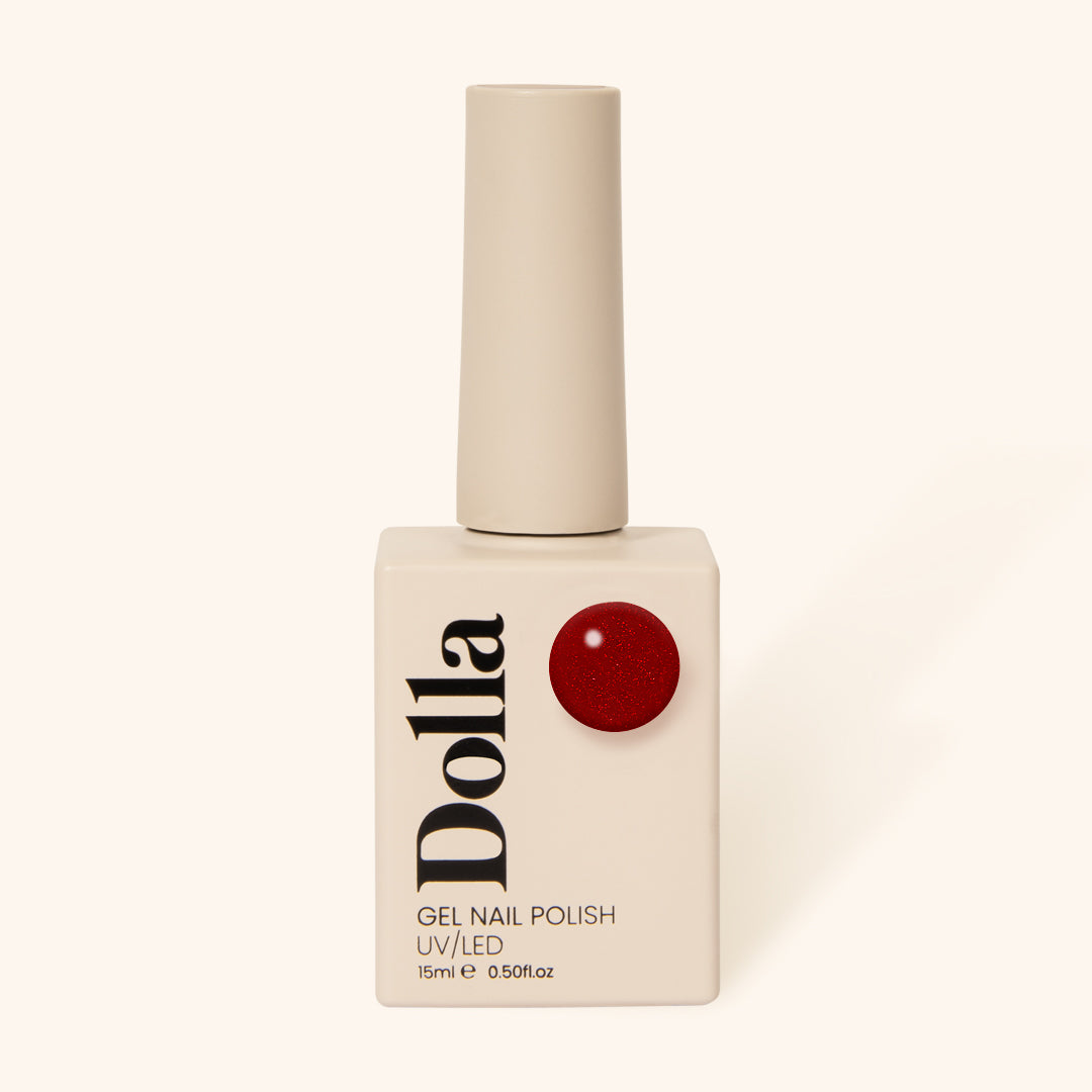 Come To Bed Red gel nail polish bottle