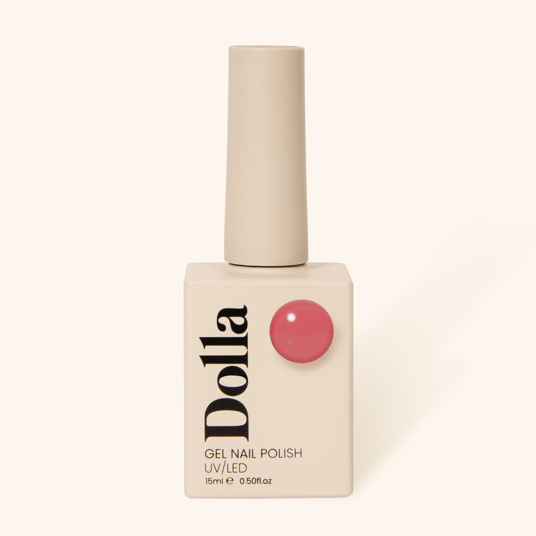 Pink Power gel nail polish bottle