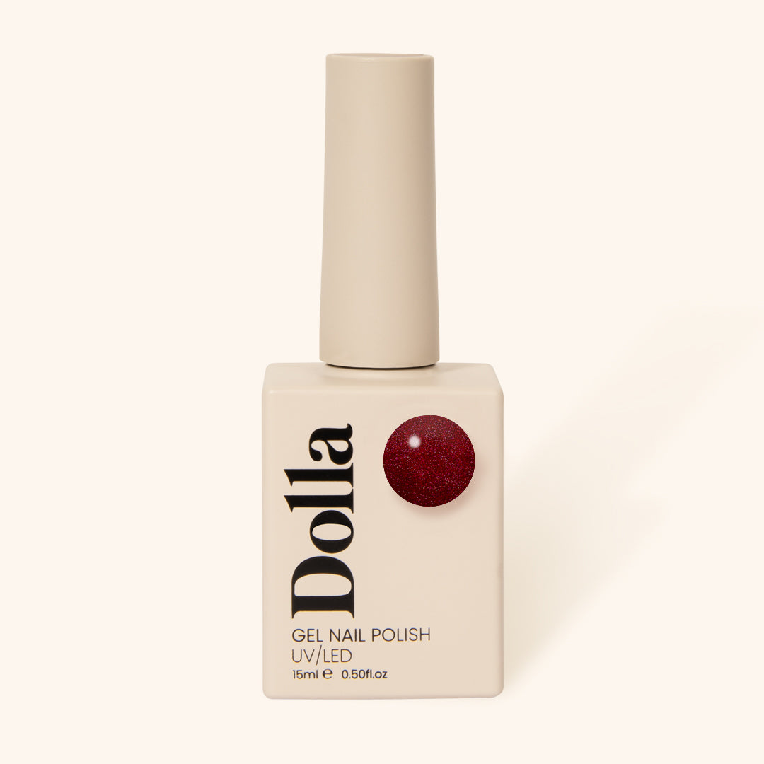 Rude Ruby gel nail polish bottle