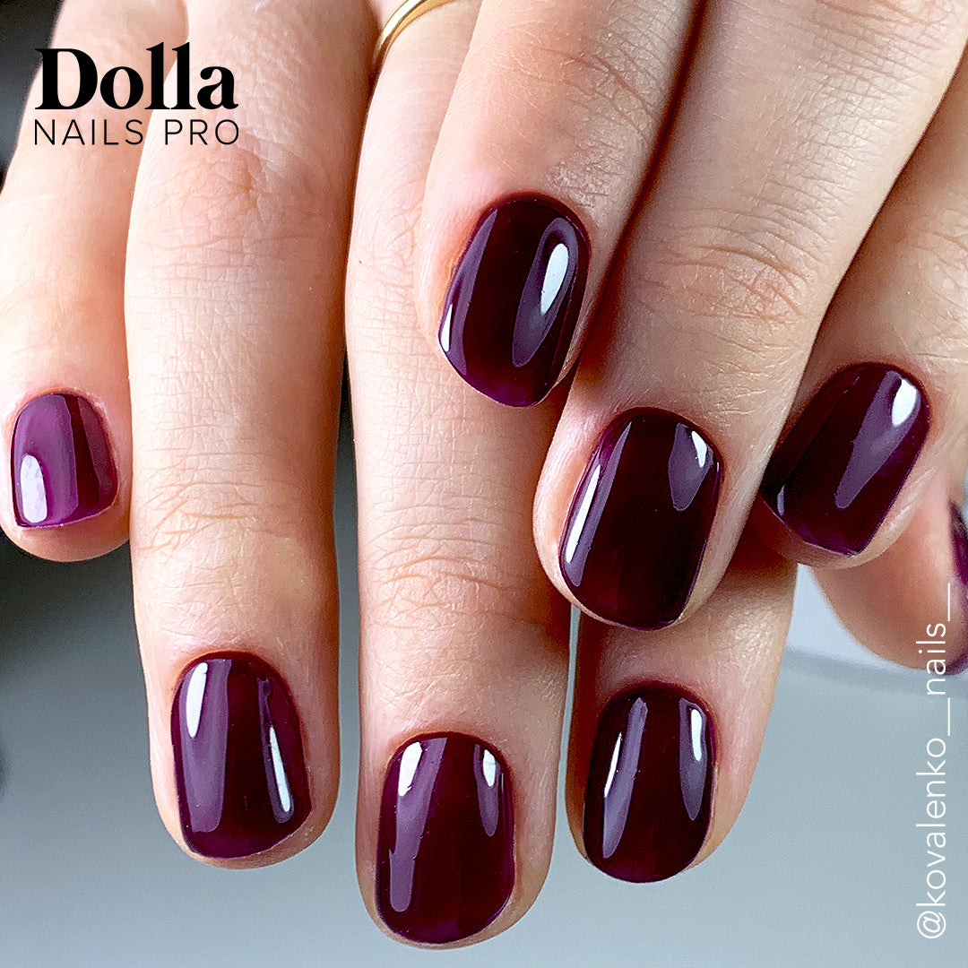 Nails painted with Savage gel nail polish