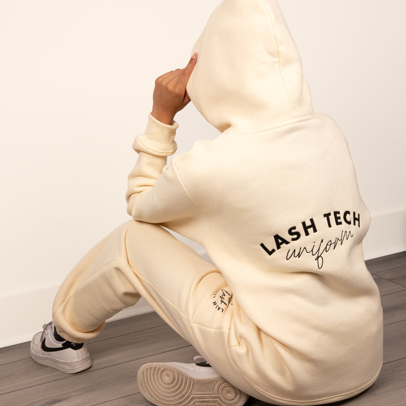 Beautiful London Lash Hoodie for Lash Technicians, Best Lash Tech Uniform