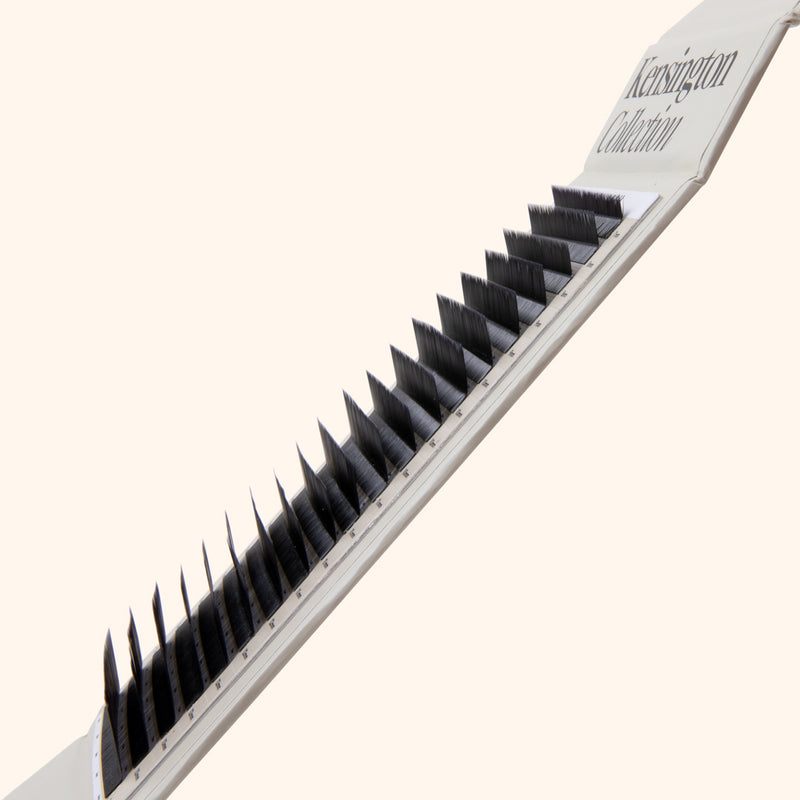 Kensington lashes, volume lash extensions on lash tray, best volume lashes, best eyelash extensions for volume, best Russian volume lashes, best eyelash extensions for volume 0.085
