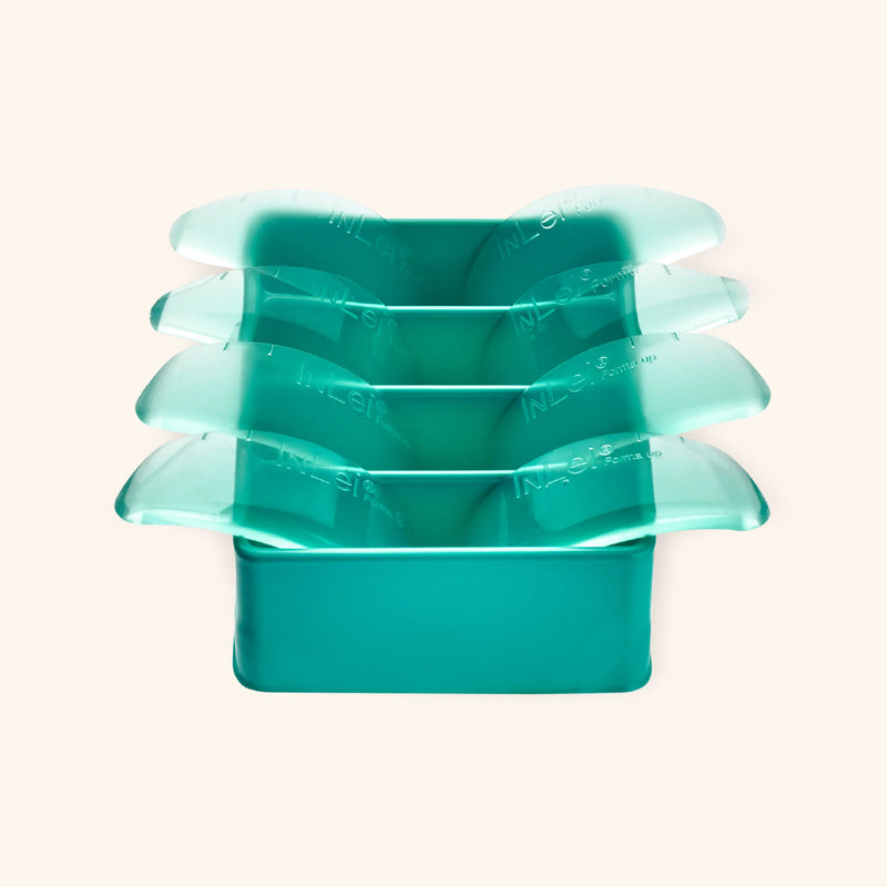 Open pack of the InLei® Forma and Forma Up Silicone Lash Curlers