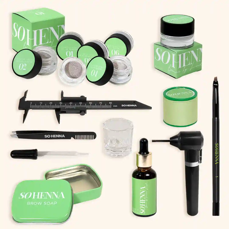 SO HENNA Brow Starter Kit - Pro size