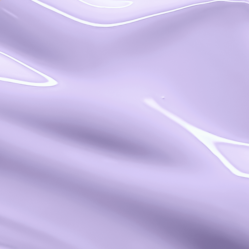 Swatch of "Lilac Dreams / Pillow Talk" gel nail polish tone