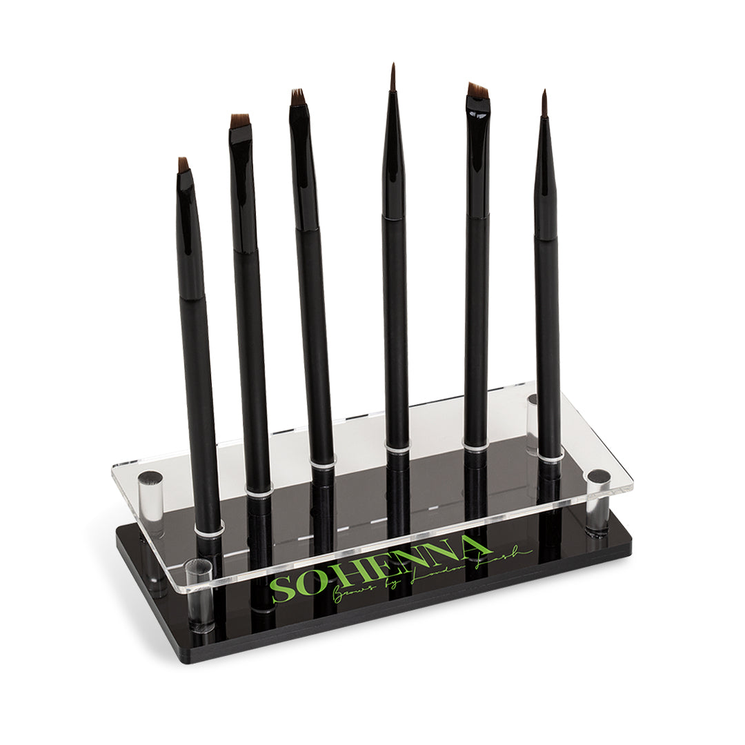 So Henna brush holder and six brushes