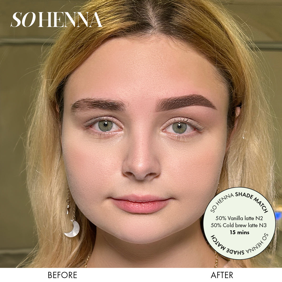 So Henna brow henna shade match