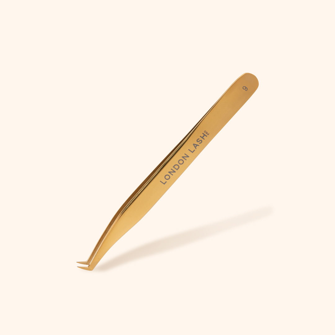 gold steel london lash hand tested tweezers