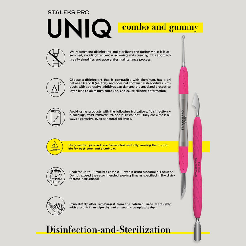 Staleks Combo UNIQ - Rounded Wide Pusher (working part for the pusher)