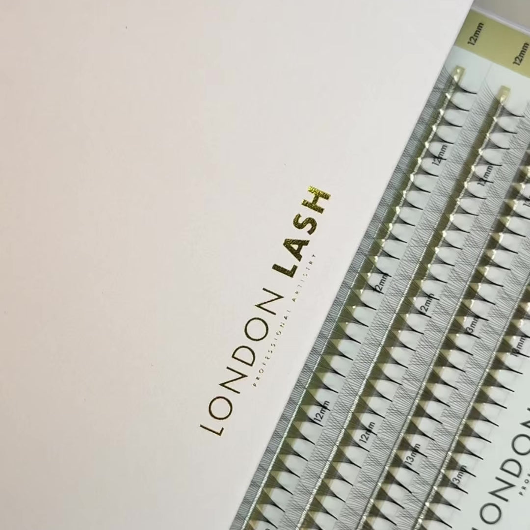 Best Narrow Premade Lash Fans Mayfair 12D 0.03 640 fans - Mixed Lengths, Best Eyelash Extensions Narrow Premade Lash Fans