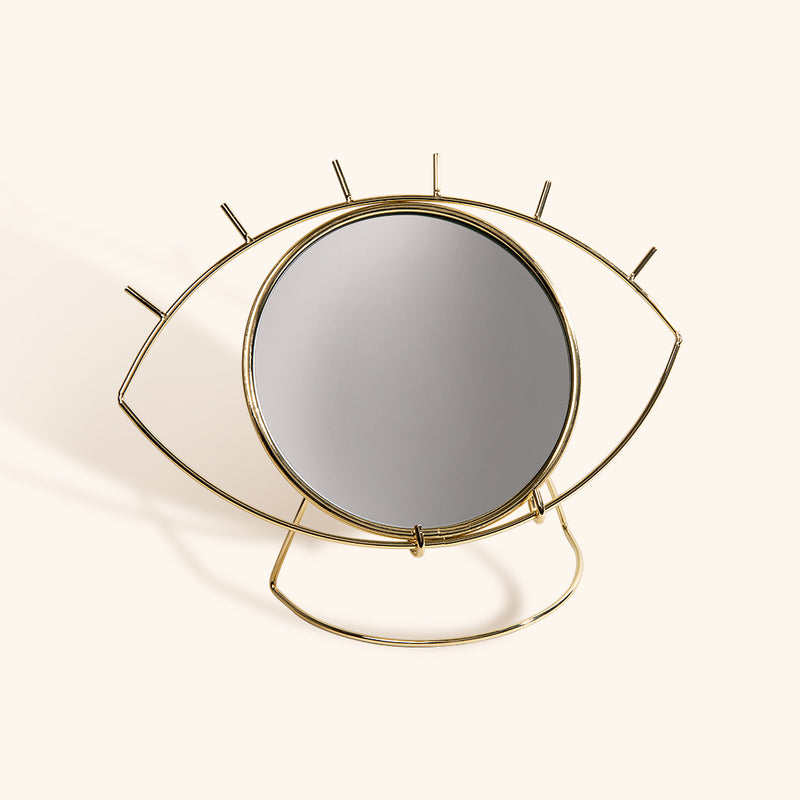 best eye shaped mirror for eyelash extensions salon decor