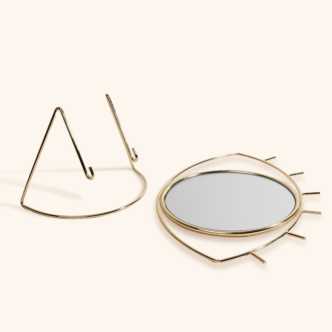 best eye shaped mirror for eyelash extensions salon decor