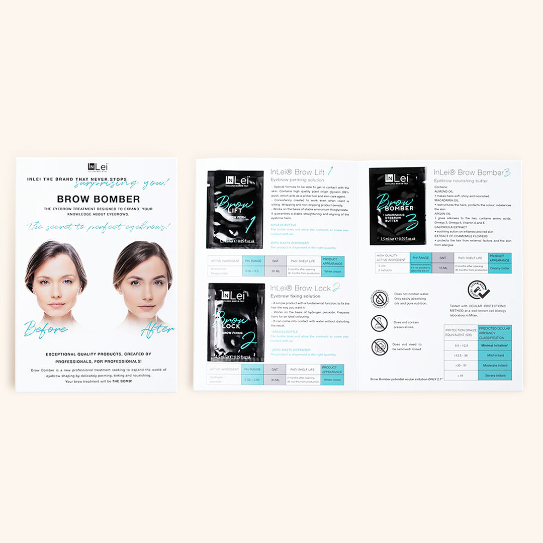 InLei® Brow Bomber Monodose sample packaging