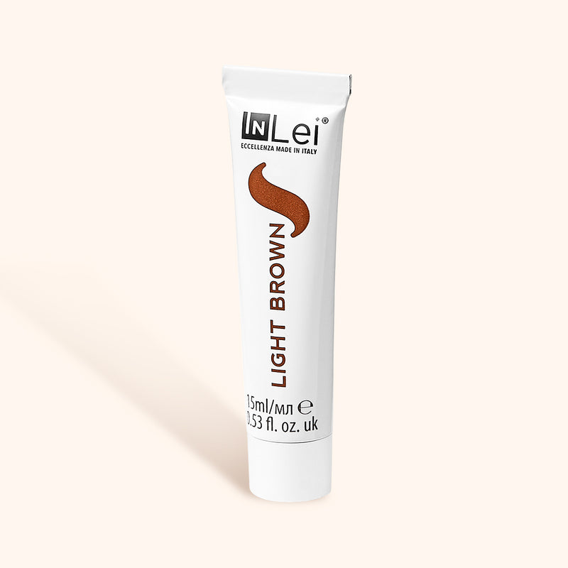 InLei® Lash and Brow light brown tint squeezable tube