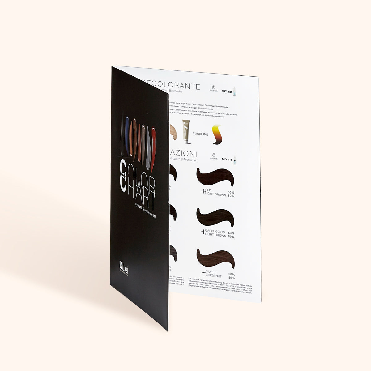 InLei® Lash and Brow Colour Chart