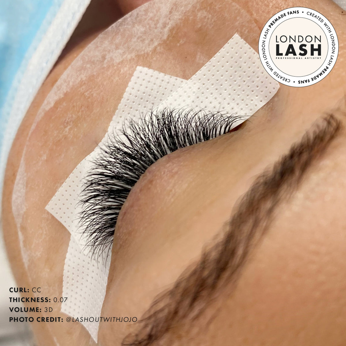 Best Premade Lash Fans Mayfair 3D 0.07 600 fans - Mixed Lengths, Best Premade Eyelash Extensions 