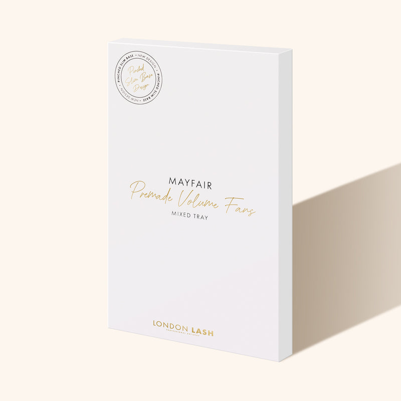 a box of premade volume fans