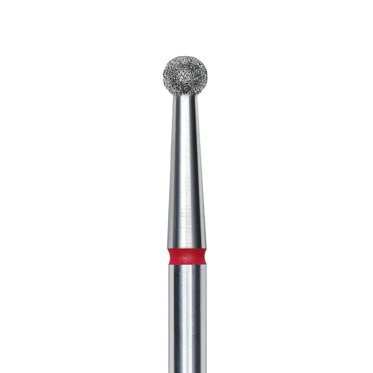 Staleks Diamond nail drill bit, &quot;ball&quot;, red, head diameter 2.7mm FA01R027.